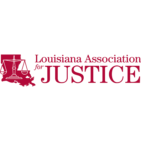 Louisiana association of Justice logo for Hale Injury Lawyers Located in 1735 Ryan St, Lake Charles, LA 70601