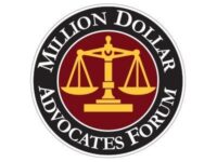 Million Dollar Advocates Forum logo for Hale Injury Lawyers Located in 1735 Ryan St, Lake Charles, LA 70601