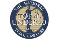 Top 40 under 40 The National Top 100 Trial Lawyers logo for Hale Injury Lawyers Located in 1735 Ryan St, Lake Charles, LA 70601